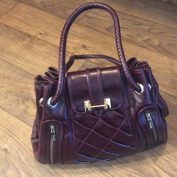 Treesje Handbags - 50% off Treesje Burgundy Shoulder Purse